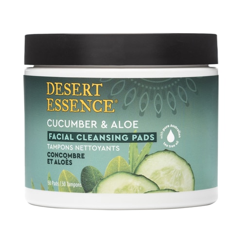 Desert Essence Cucumber & Aloe Facial Cleansing Pads