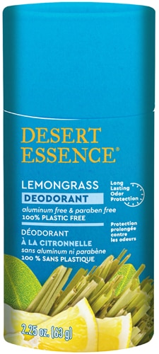 Desert Essence Deodorant Plastic Free Lemongrass