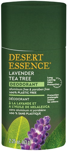 Desert Essence Deodorant Plastic Free Tea Tree Lavender