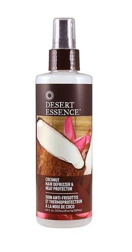 Desert Essence Hair Defrizzer and Heat Protector Coconut