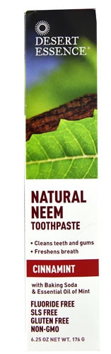 Desert Essence Natural Neem Toothpaste Cinnamint