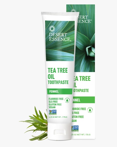 Desert Essence Natural Tea Tree Oil Toothpaste Fennel