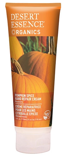 Desert Essence Organics Restore Hand Repair Cream Pumpkin Spice