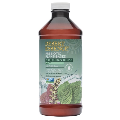 Desert Essence Prebiotic Plant-Based Brushing Rinse Mint