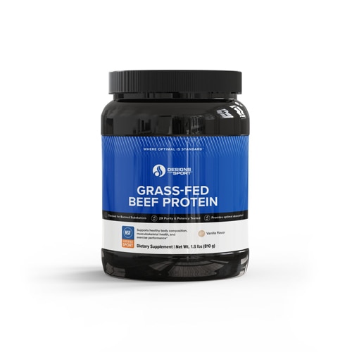 Designs for Sport Beef Protein - NSF Certified for Sport Vanilla