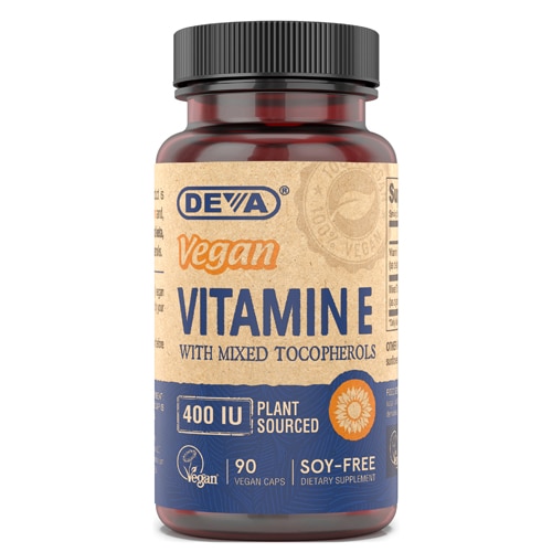 Deva Vegan Vitamin E with Mixed Tocopherols