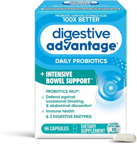 Digestive Advantage Daily Probiotic + Intensive Bowel Support