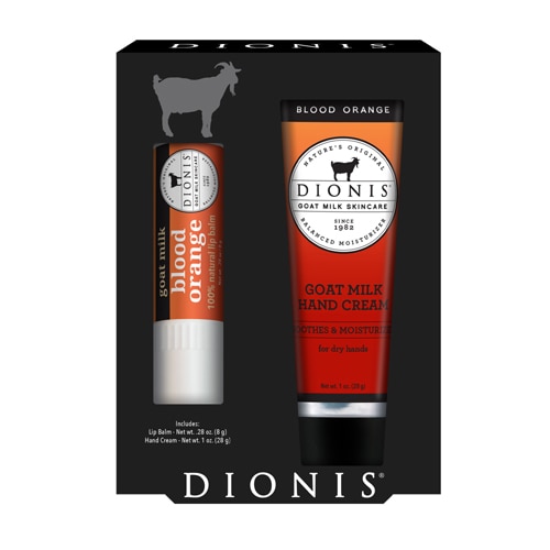 Dionis Lip Balm & Hand Cream Gift Set Blood Orange