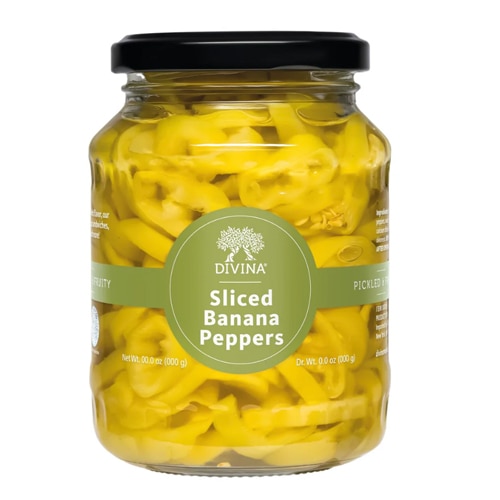 Divina Sliced Banana Peppers