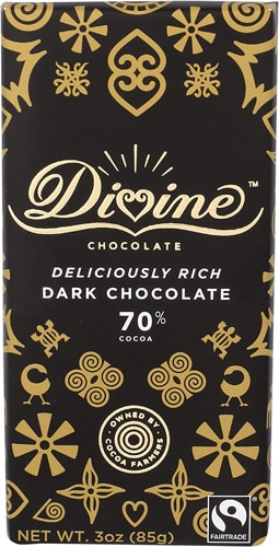 Divine Chocolate 70% Dark Chocolate Bar