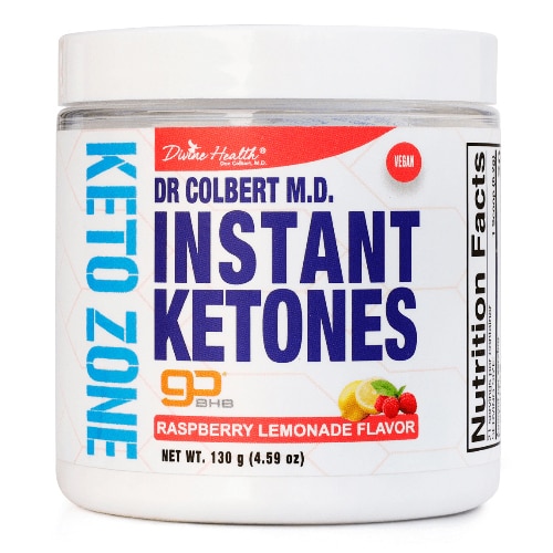 Divine Health Instant Ketones Powder Raspberry Lemonade