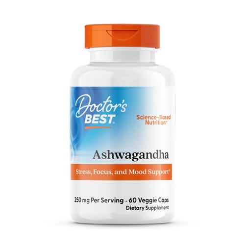 Doctor's Best Ashwagandha Featuring Sensoril