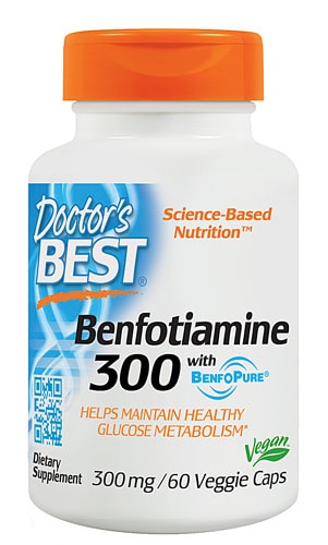 Doctor's Best Benfotiamine 300 Fat-Soluble Vitamin B1