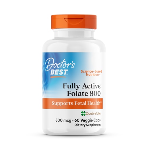 Doctor's Best Fully Active Folate 800 with Quatrefolic