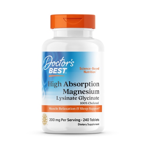 Doctor's Best Magnesium High Absorption Lysinate Glycinate