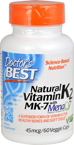 Doctor's Best Natural Vitamin K2 MenaQ7®