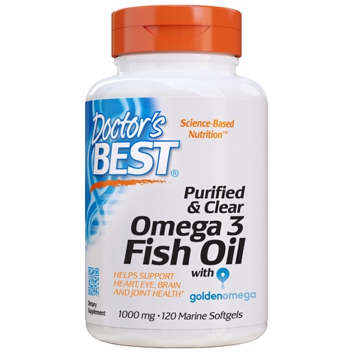 Doctor's Best Purified & Clear Omega 3 Fish Oil