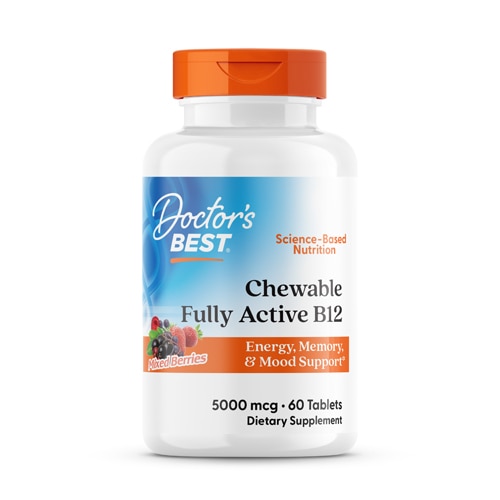 Doctor's Best Vitamin B12 Chewables Mixed Berries