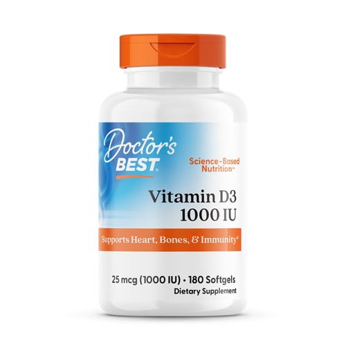 Doctor's Best Vitamin D3 1000 IU