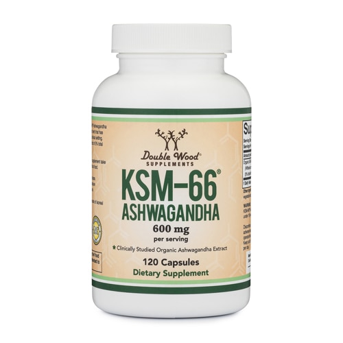 Double Wood Supplements Ashwagandha KSM-66