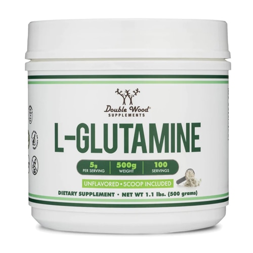 Double Wood Supplements L-Glutamine Powder Unflavored