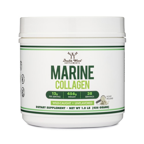 Double Wood Supplements Marine Collagen Powder Unflavored