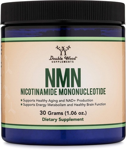 Double Wood Supplements Nicotinamide Mononucleotide Bulk Powder 30 Gram Jar