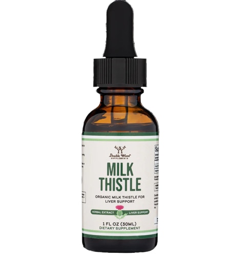 Double Wood Supplements Organic Milk Thistle Liver Detox Drops