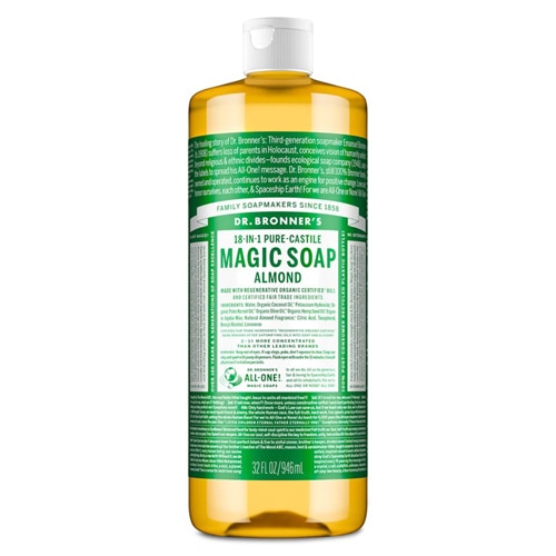 Dr. Bronner's 18-IN-1 Pure-Castile Magic Soap Almond