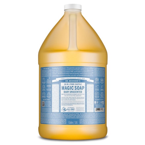 Dr. Bronner's 18-IN-1 Pure-Castile Magic Soap Baby Unscented