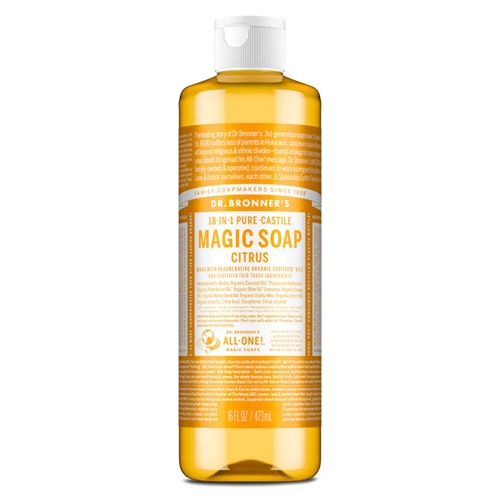 Dr. Bronner's 18-IN-1 Pure-Castile Magic Soap Citrus