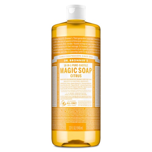 Dr. Bronner's 18-IN-1 Pure-Castile Magic Soap Citrus