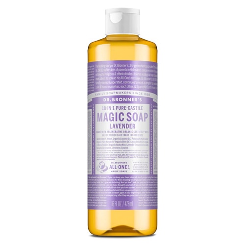 Dr. Bronner's 18-IN-1 Pure-Castile Magic Soap Lavender