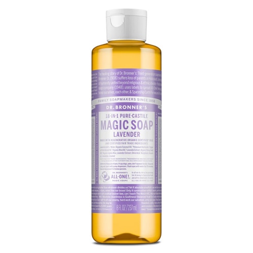 Dr. Bronner's 18-IN-1 Pure-Castile Magic Soap Lavender