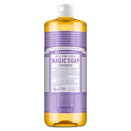 Dr. Bronner's 18-IN-1 Pure-Castile Magic Soap Lavender