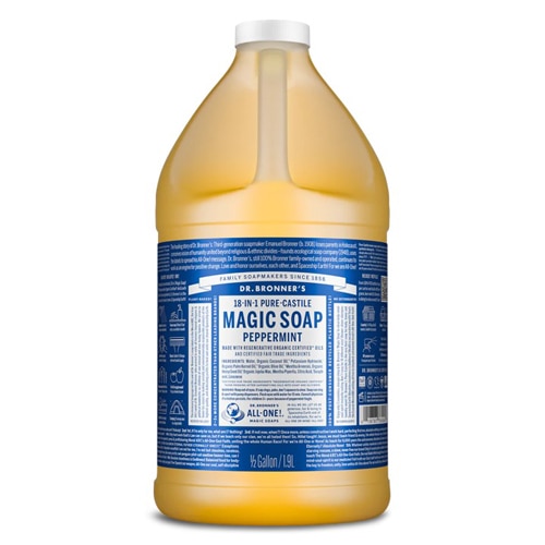 Dr. Bronner's 18-IN-1 Pure-Castile Magic Soap Peppermint