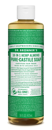 Dr. Bronner's Organic Pure-Castile Liquid Soap Hemp Almond