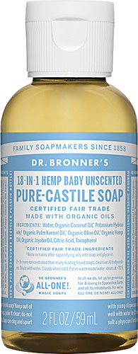 Dr. Bronner's Organic Pure-Castile Liquid Soap Hemp Baby Unscented