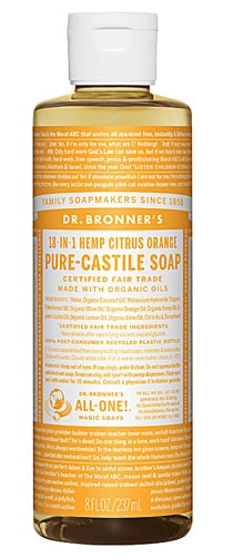 Dr. Bronner's Organic Pure-Castile Liquid Soap Hemp Citrus