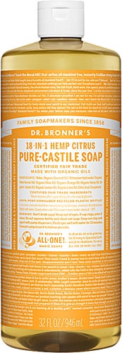 Dr. Bronner's Organic Pure-Castile Liquid Soap Hemp Citrus