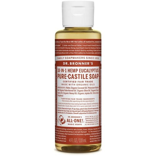 Dr. Bronner's Organic Pure-Castile Liquid Soap Hemp Eucalyptus