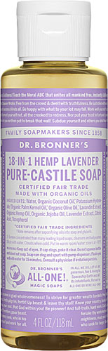 Dr. Bronner's Organic Pure-Castile Liquid Soap Hemp Lavender