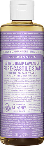 Dr. Bronner's Organic Pure-Castile Liquid Soap Hemp Lavender