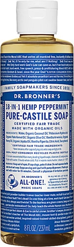 Dr. Bronner's Organic Pure-Castile Liquid Soap Hemp Peppermint