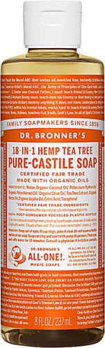 Dr. Bronner's Organic Pure-Castile Liquid Soap Hemp Tea Tree