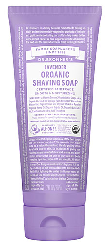 Dr. Bronner's Organic Shaving Soap Lavender