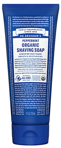 Dr. Bronner's Organic Shaving Soap Peppermint