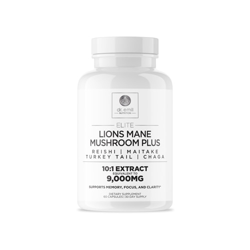 Dr. Emil Nutrition Elite Lions Mane Mushroom Plus