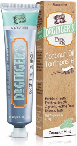 Dr. Ginger's Coconut Oil Toothpaste Coconut Mint