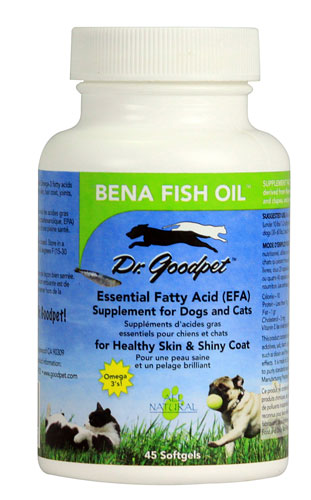 Dr. Goodpet Dog & Cat Bena Fish Oil Healthy Skin & Coat Essential Fatty Acid EFA Supplement